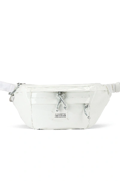 Maison Margiela Logo Tab Belt Bag - 白色 In White