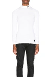 ALYX 1017 ALYX 9SM GLITTER TRAINING TURTLE NECK IN WHITE,AIOF-MS20