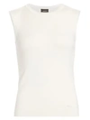 AKRIS Stretch Silk Knit Shell Top