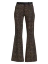 EACH X OTHER Metallic Stud Wool Flare Trousers