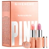 GIVENCHY LE ROUGE PERFECTO MINI SET 01 PERFECT PINK/ 02 INTENSE PINK 2 X 0.04 OZ/ 1.2 G,2199065