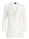 AKRIS Abiqui Linen Pinstripe Jacket