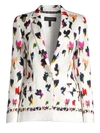 ESCADA WOMEN'S BEGASTUS ABSTRACT FLORAL BLAZER,0400010869731