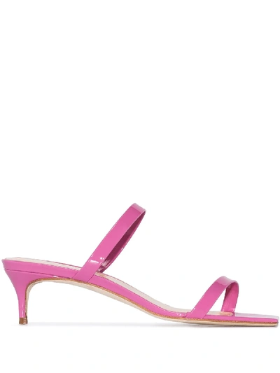 By Far Square Toe Sandals - 粉色 In Pink