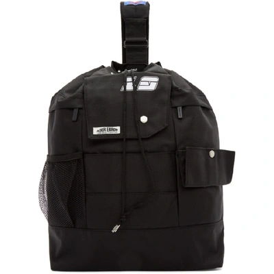 Ader Error Ssense Exclusive Black Ascc Single Strap Backpack