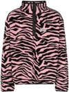 ASHLEY WILLIAMS ASHLEY WILLIAMS JUJU TIGER INTARSIA FLEECE - PINK