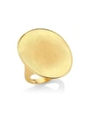 MARCO BICEGO Lunaria 18K Yellow Gold Engraved Cocktail Ring
