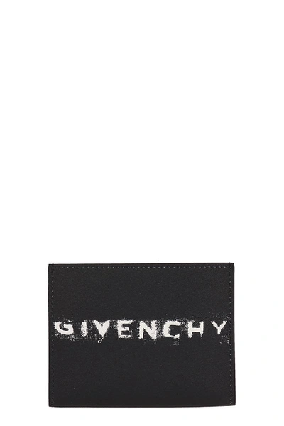 Givenchy Black Leather Card Holder