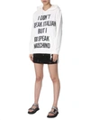 MOSCHINO HOODED SWEATSHIRT,161812