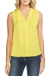 VINCE CAMUTO RUMPLED SATIN BLOUSE,9129166