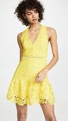 ALICE AND OLIVIA MARLEEN GATHERED FIT FLARE DRESS