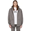 FEAR OF GOD FEAR OF GOD GREY EVERYDAY FULL-ZIP HOODIE