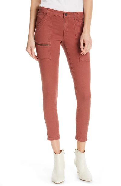 Joie Park Twill Skinny Jeans In Tawny