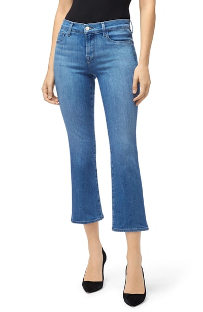 J Brand Julia High-rise Kick-flare Jeans In Metro