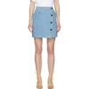 NANUSHKA BLUE DENIM AMITA MINISKIRT