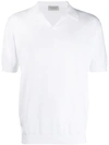 John Smedley Isis Fine Knit Cotton Polo Shirt Clothing In White