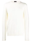 ROBERTO COLLINA ROBERTO COLLINA RELAXED-FIT PULLOVER - WHITE