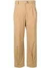 WEEKEND MAX MARA WEEKEND MAX MARA HIGH-WAISTED TROUSERS - NEUTRALS