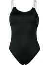 CALVIN KLEIN CUT-OUT LOGO SWIMSUIT