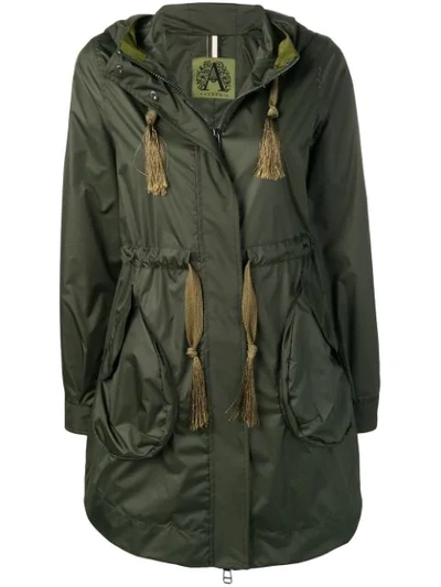 Alessandra Chamonix Fringe Drawstring Parka - 绿色 In Green