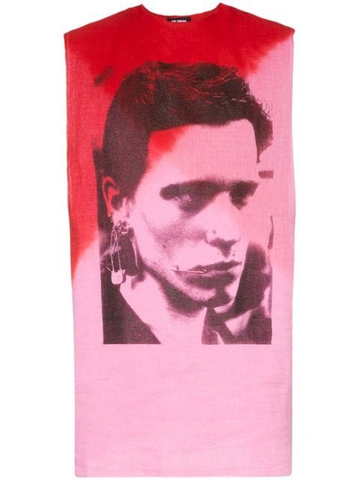 Raf Simons Pink & Red Multilayered T-shirt