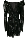 AMEN AMEN SEQUIN-EMBELLISHED DRESS - BLACK