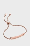Monica Vinader Havana Mini Friendship Chain Bracelet In R Gold