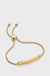 Monica Vinader Engravable Havana Friendship Chain Bracelet (exclusive Collection) In Yellow Gold