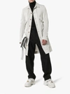 RICK OWENS RICK OWENS SINGLE BREASTED BELTED COTTON TRENCH COAT,RR19S2904TF13326490