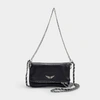 Zadig & Voltaire Rock Nano Hobo Bag - Black - Leather In Black