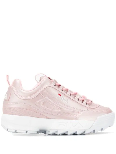 Fila Disruptor M Low Top Sneakers In Pink
