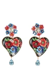 DOLCE & GABBANA DOLCE & GABBANA HEART PENDANT EARRINGS