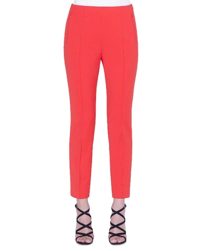 Akris Conny Techno Stretch Pants In Orange