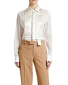 BOTTEGA VENETA PLASTRON-FRONT BOYFRIEND SHIRT,PROD221260133