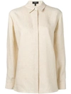 Theory Classic Menswear Shirt In Sand