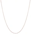 Saks Fifth Avenue Women's 14k Rose Gold Cable Chain Necklace/22" X 0.90mm In Rose Gold