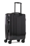 CALPAK AMBEUR 20-INCH ROLLING SPINNER CARRY-ON - BLACK,LAM1020