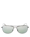 RAY BAN RAY-BAN UNISEX MIRRORED BROW BAR SQUARE SUNGLASSES, 59MM,RB354359-YZP