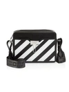OFF-WHITE Diagonal Stripe Leather Camera Bag
