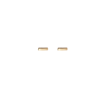 Aurate Mini Gold Bar Earring