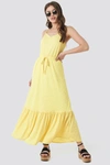 TRENDYOL TULUM MAXI DRESS - YELLOW