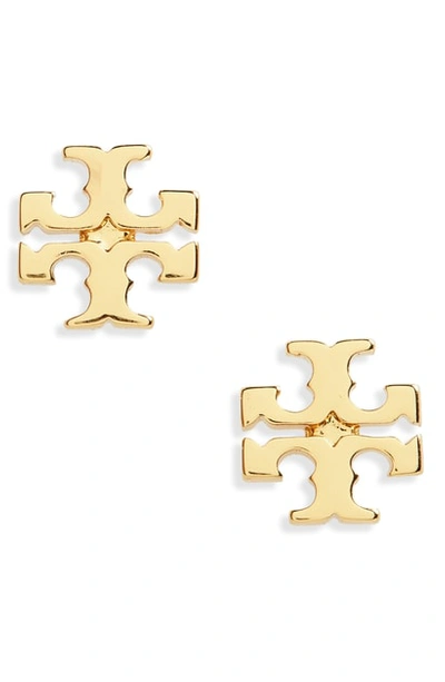 Tory Burch Gold Brass Earrings In Not Applicable