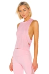 Alo Yoga Alo Cool Elements Tank In Pink. In Flamingo