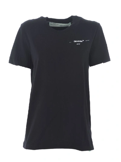 Off-white Chest Logo T-shirt In Nero