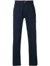 Michael Kors Parker Five-pocket Stretch Straight Fit Pants In Black