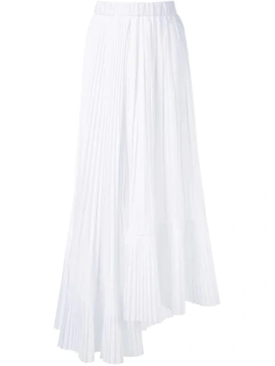Brunello Cucinelli Pleated Maxi Skirt - 白色 In White