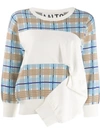 AALTO CHECK KNITTED JUMPER