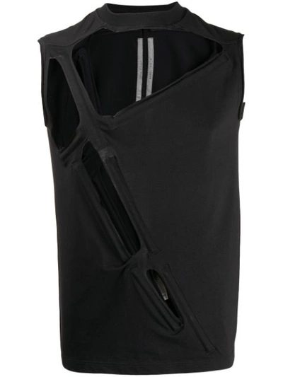 Rick Owens Cut Out Tank In Black