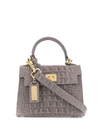 Sandra J Sophie Mini Tote In Grey