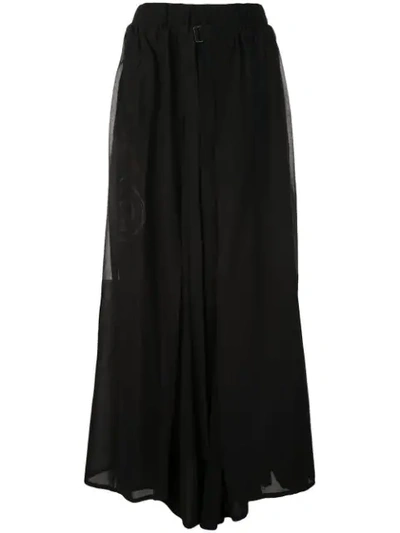 Yohji Yamamoto Yasha 2-way Suspender Pants - 黑色 In Black